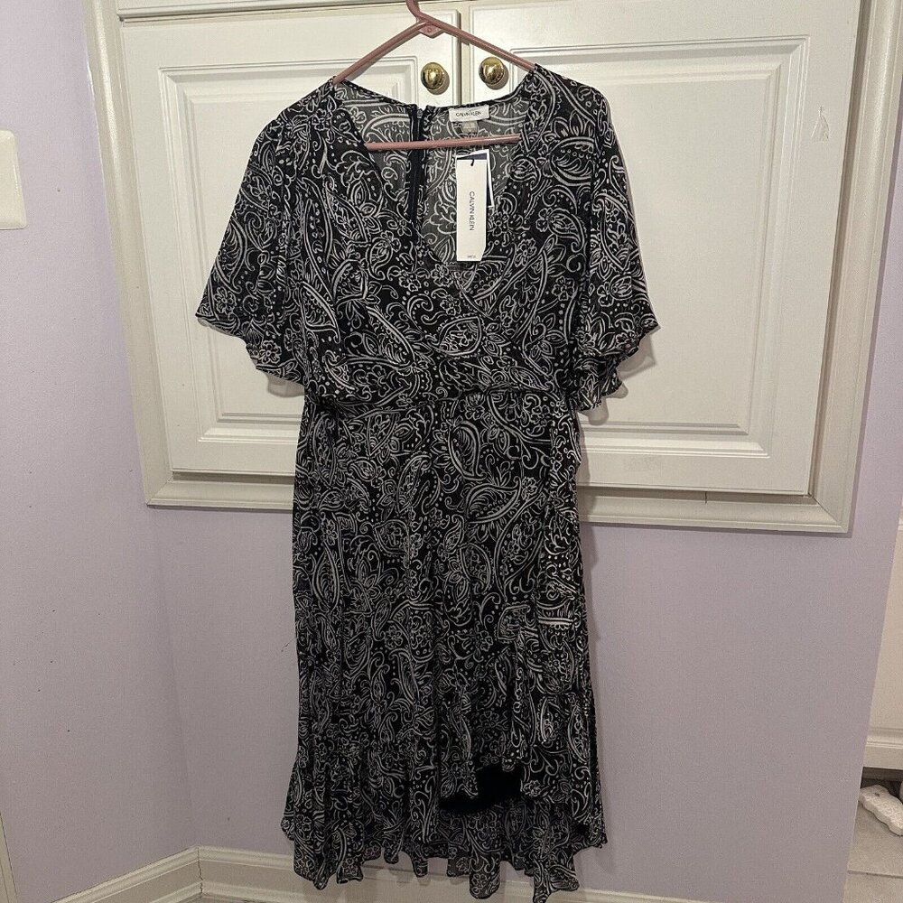 calvin klein dress 14 new Black